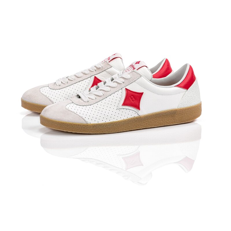 MELBOURNE WHT / RED / NAT